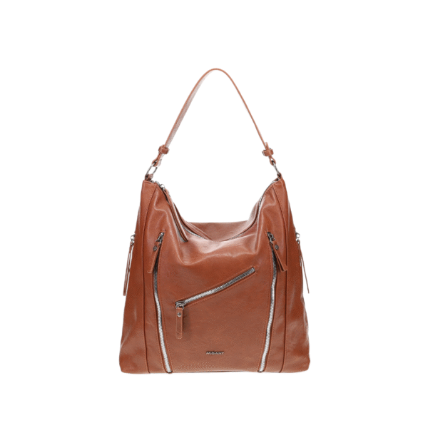 MIGANT large handbag with zippers