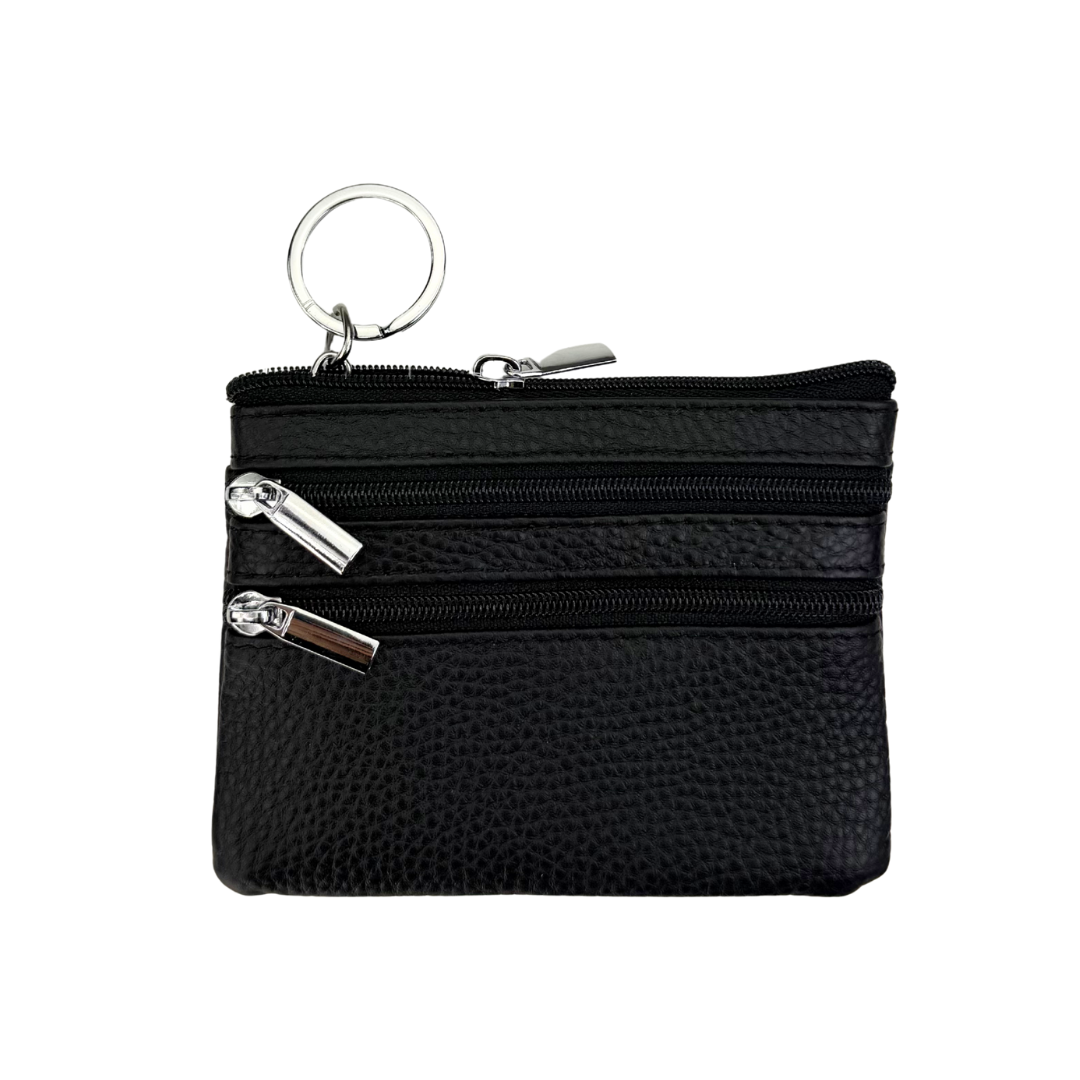 Aitonahkainen kukkaro avainlenkillä - Image 2